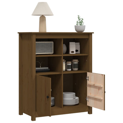 Sideboard Honigbraun 83x41,5x100 cm Massivholz Kiefer - Pazzar.ch