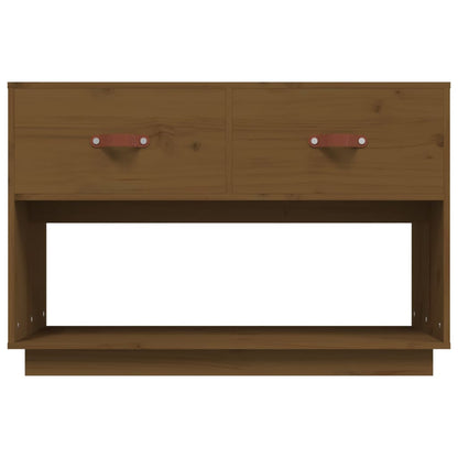 TV-Schrank Honigbraun 90x40x60 cm Massivholz Kiefer - Pazzar.ch