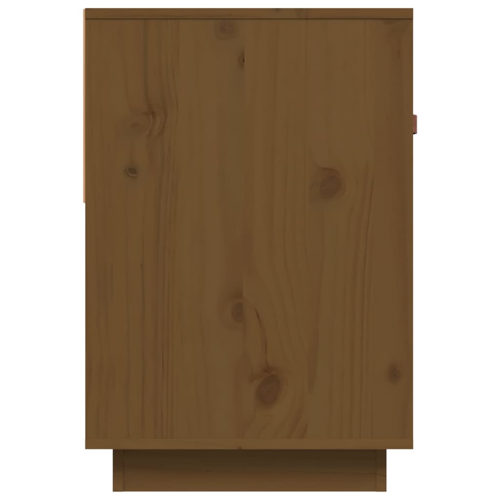 TV-Schrank Honigbraun 90x40x60 cm Massivholz Kiefer - Pazzar.ch