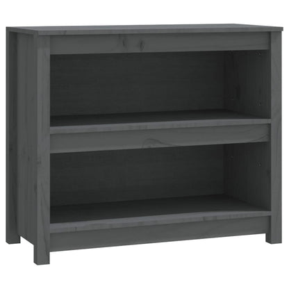 Bücherregal Grau 80x35x68 cm Massivholz Kiefer - Pazzar.ch
