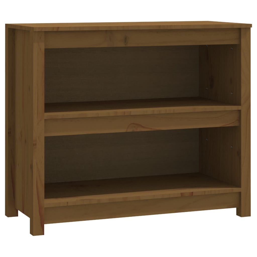 Bücherregal Honigbraun 80x35x68 cm Massivholz Kiefer - Pazzar.ch
