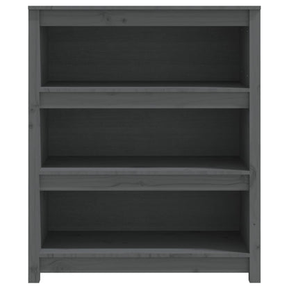 Bücherregal Grau 80x35x97 cm Massivholz Kiefer - Pazzar.ch