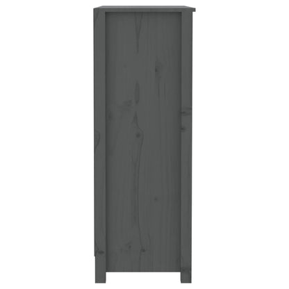 Bücherregal Grau 80x35x97 cm Massivholz Kiefer - Pazzar.ch