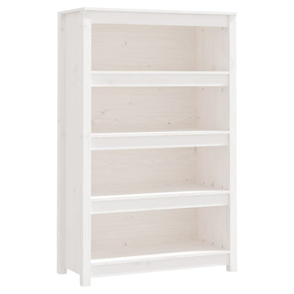 Bücherregal Weiß 80x35x126 cm Massivholz Kiefer - Pazzar.ch
