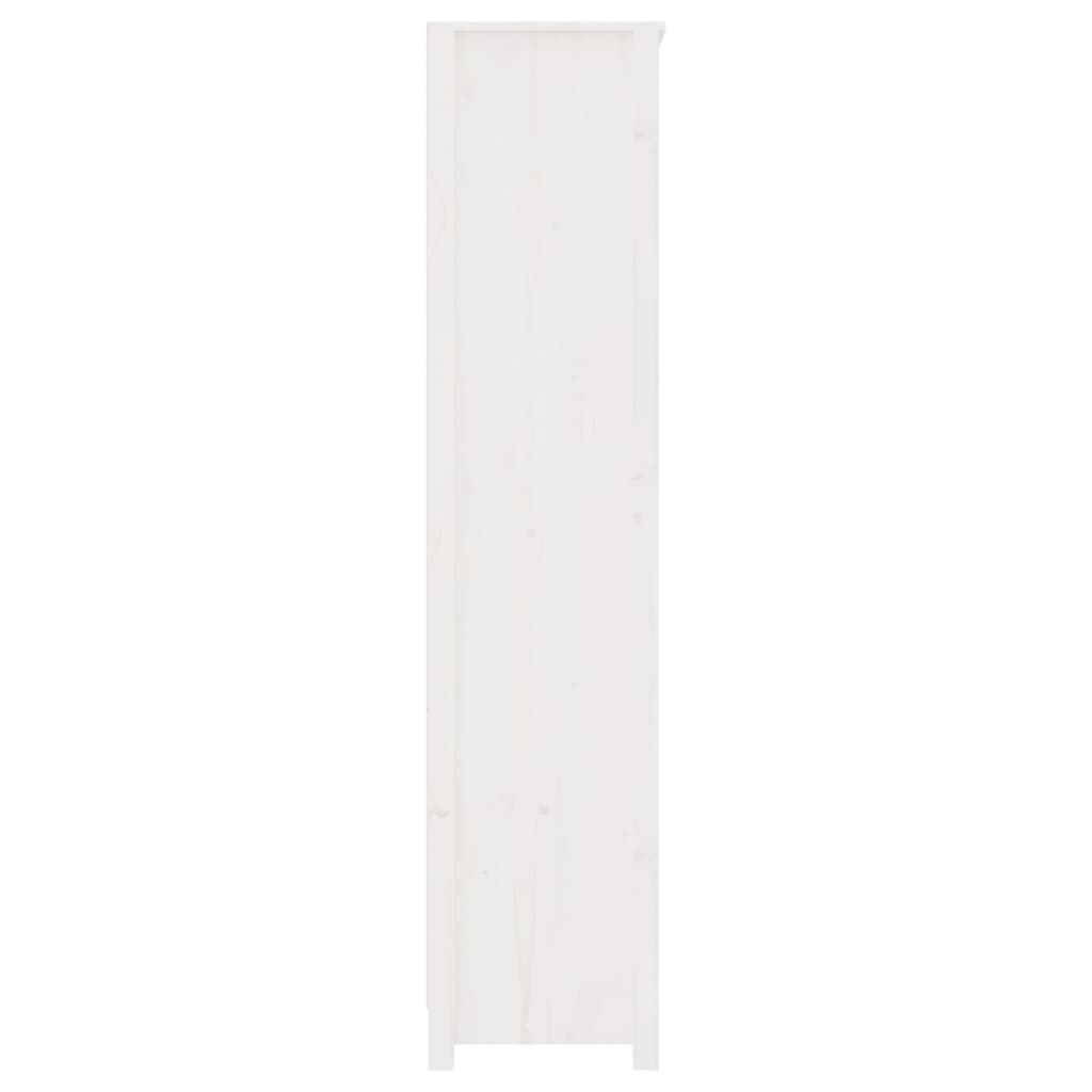 Bücherregal Weiß 80x35x154 cm Massivholz Kiefer - Pazzar.ch
