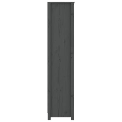 Bücherregal Grau 80x35x154 cm Massivholz Kiefer - Pazzar.ch