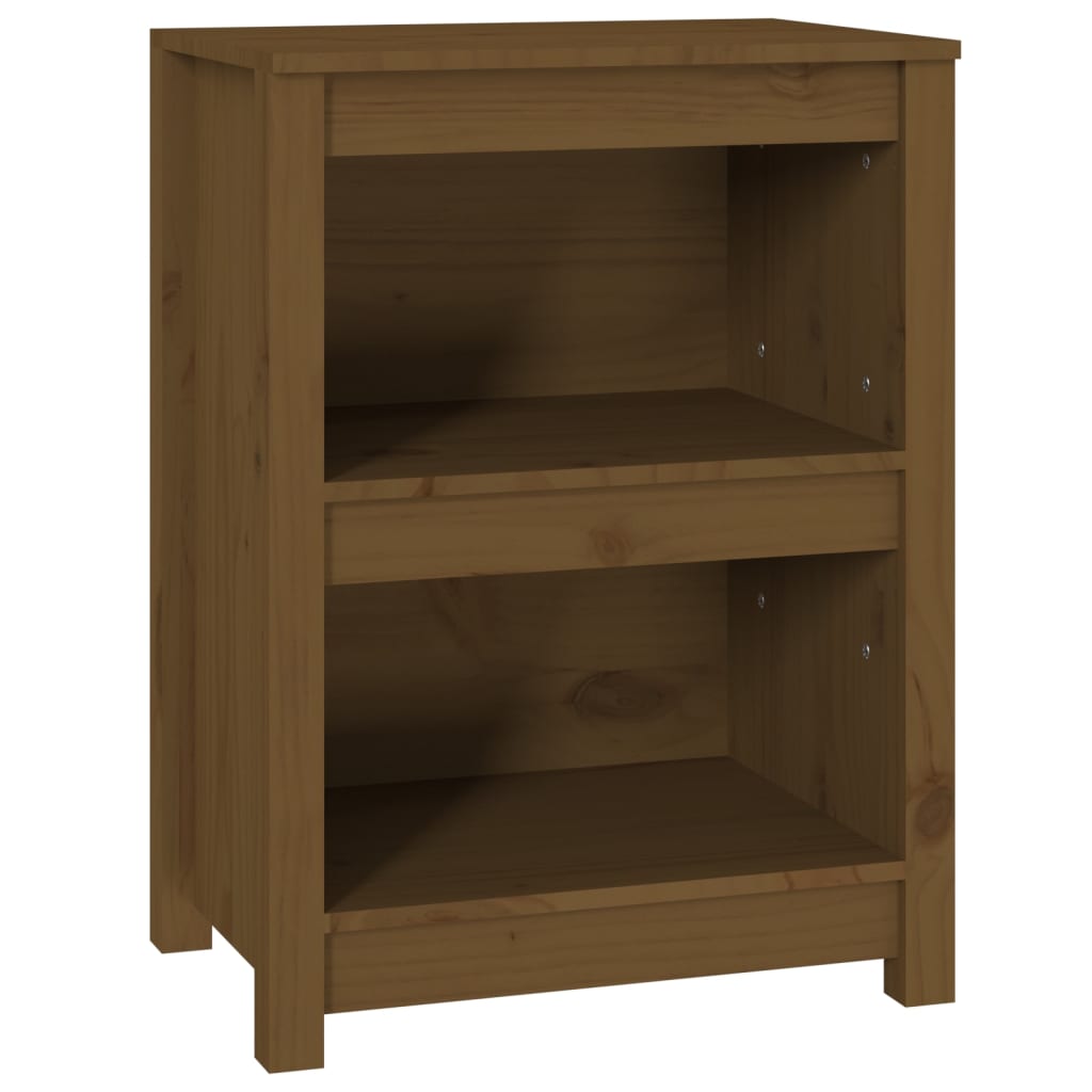 Bücherregal Honigbraun 50x35x68 cm Massivholz Kiefer - Pazzar.ch