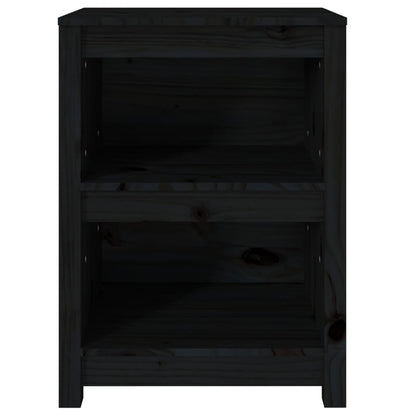 Bücherregal Schwarz 50x35x68 cm Massivholz Kiefer - Pazzar.ch