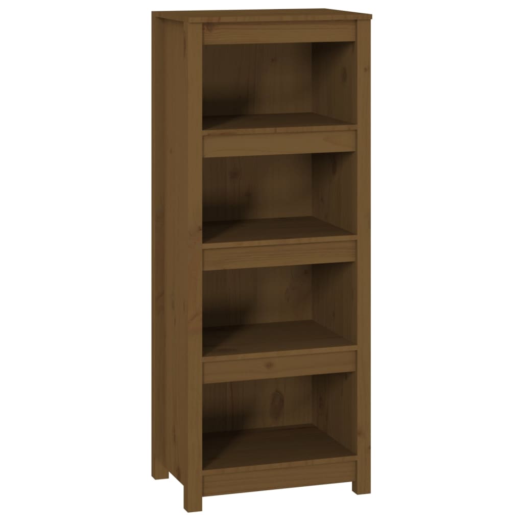 Bücherregal Honigbraun 50x35x125,5 cm Massivholz Kiefer - Pazzar.ch