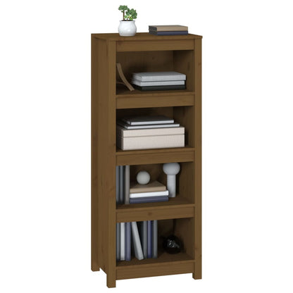 Bücherregal Honigbraun 50x35x125,5 cm Massivholz Kiefer - Pazzar.ch
