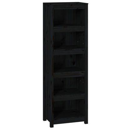 Bücherregal Schwarz 50x35x154 cm Massivholz Kiefer - Pazzar.ch