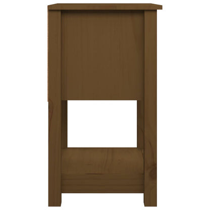 Nachttisch Honigbraun 40x35x61,5 cm Massivholz Kiefer - Pazzar.ch