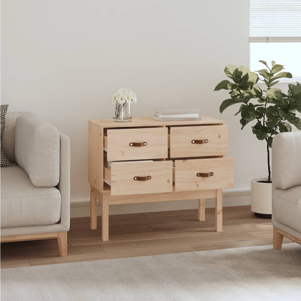 Konsolenschrank 90x40x78 cm Massivholz Kiefer - Pazzar.ch
