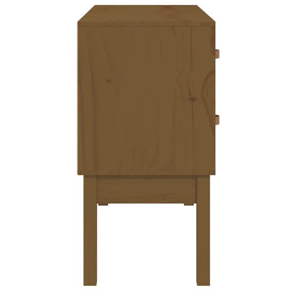 Konsolenschrank Honigbraun 90x40x78 cm Massivholz Kiefer - Pazzar.ch