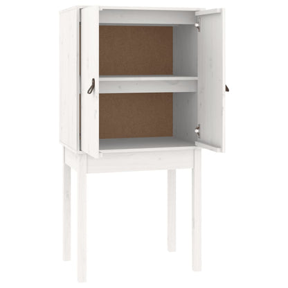 Highboard Weiß 60x40x120 cm Massivholz Kiefer - Pazzar.ch