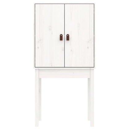Highboard Weiß 60x40x120 cm Massivholz Kiefer - Pazzar.ch
