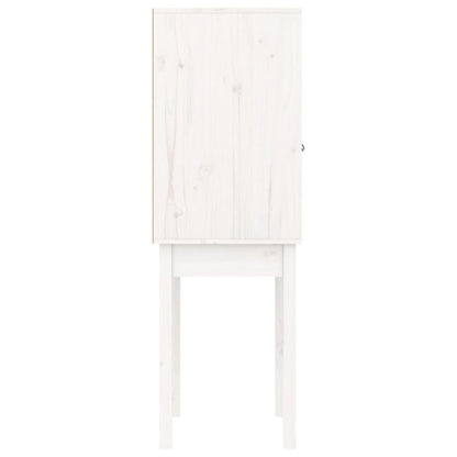 Highboard Weiß 60x40x120 cm Massivholz Kiefer - Pazzar.ch