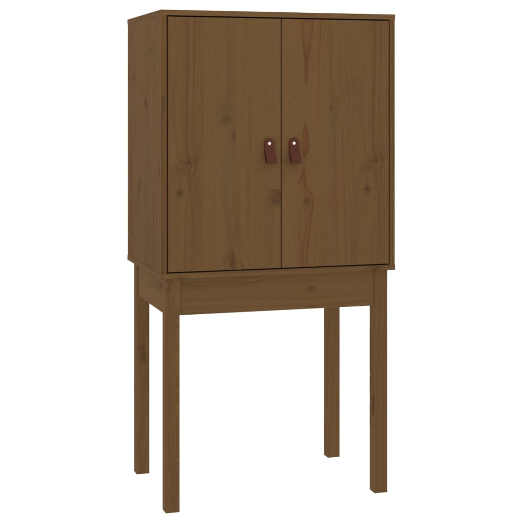 Highboard Honigbraun 60x40x120 cm Massivholz Kiefer - Pazzar.ch