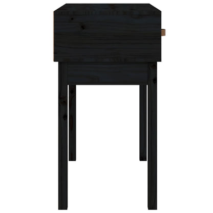 Konsolentisch Schwarz 76,5x40x75 cm Massivholz Kiefer - Pazzar.ch