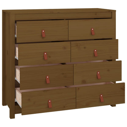Beistellschrank Honigbraun 100x40x90 cm Massivholz Kiefer - Pazzar.ch