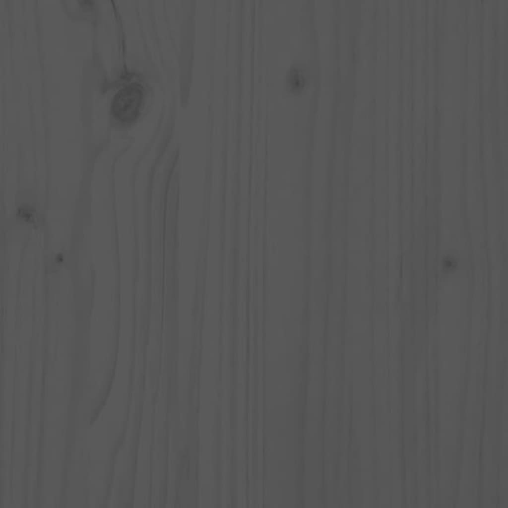 Flurbank Grau 110x40x60 cm Massivholz Kiefer - Pazzar.ch