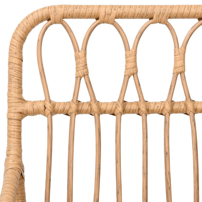 Gartenstühle 2 Stk. mit Armlehnen 56x64x80 cm PE-Rattan - Pazzar.ch