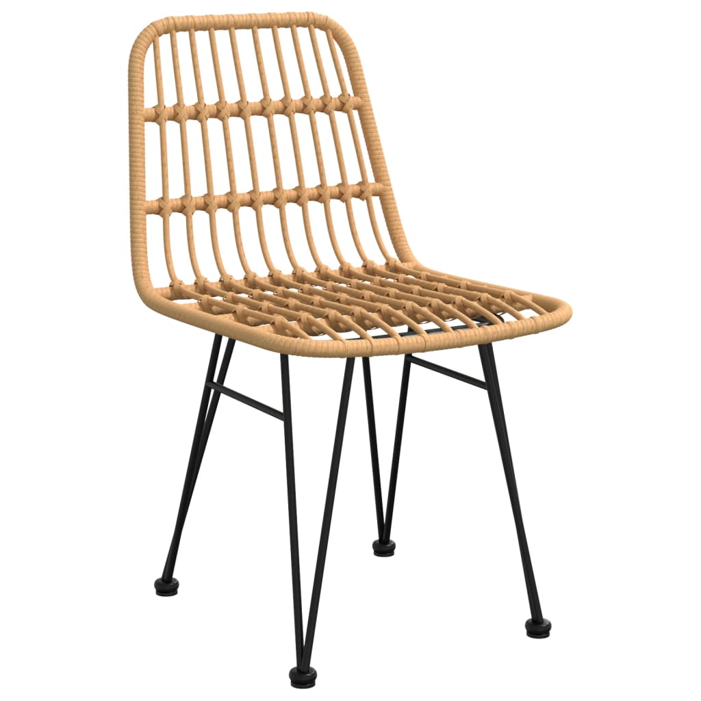 Gartenstühle 2 Stk. 48x62x84 cm PE-Rattan - Pazzar.ch