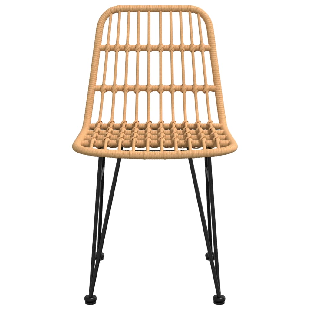 Gartenstühle 2 Stk. 48x62x84 cm PE-Rattan - Pazzar.ch