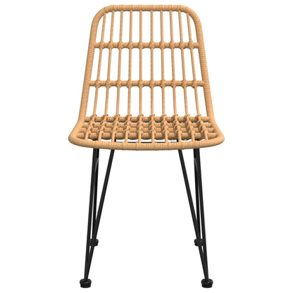 Gartenstühle 2 Stk. 48x62x84 cm PE-Rattan - Pazzar.ch