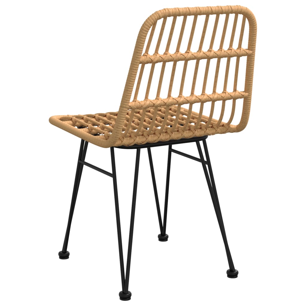 Gartenstühle 2 Stk. 48x62x84 cm PE-Rattan - Pazzar.ch