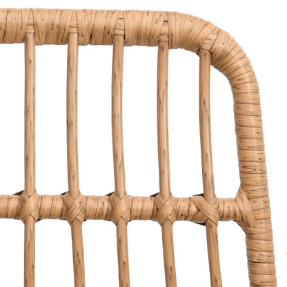Gartenstühle 2 Stk. 48x62x84 cm PE-Rattan - Pazzar.ch