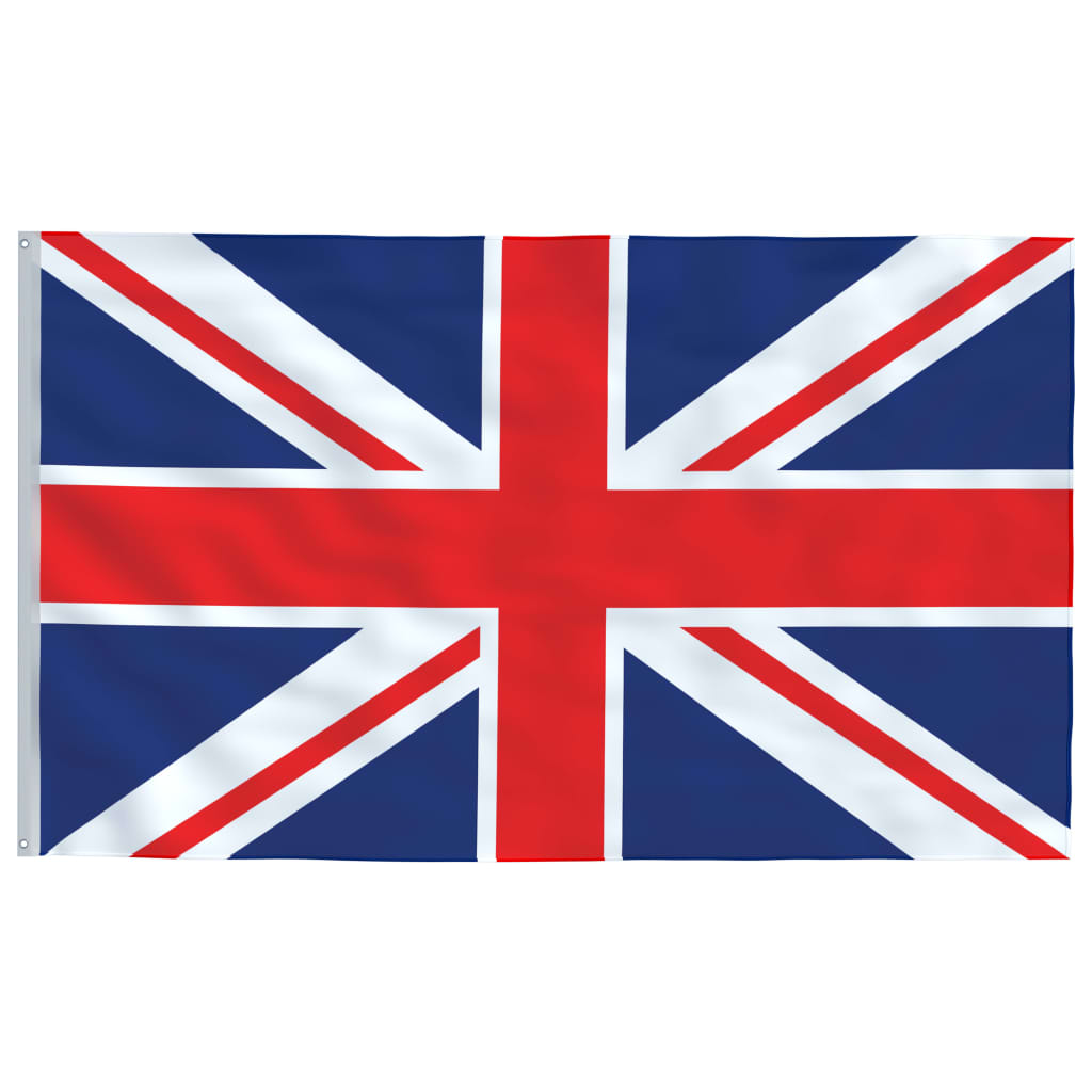 Flagge Großbritanniens mit Mast 6,23 m Aluminium - Pazzar.ch