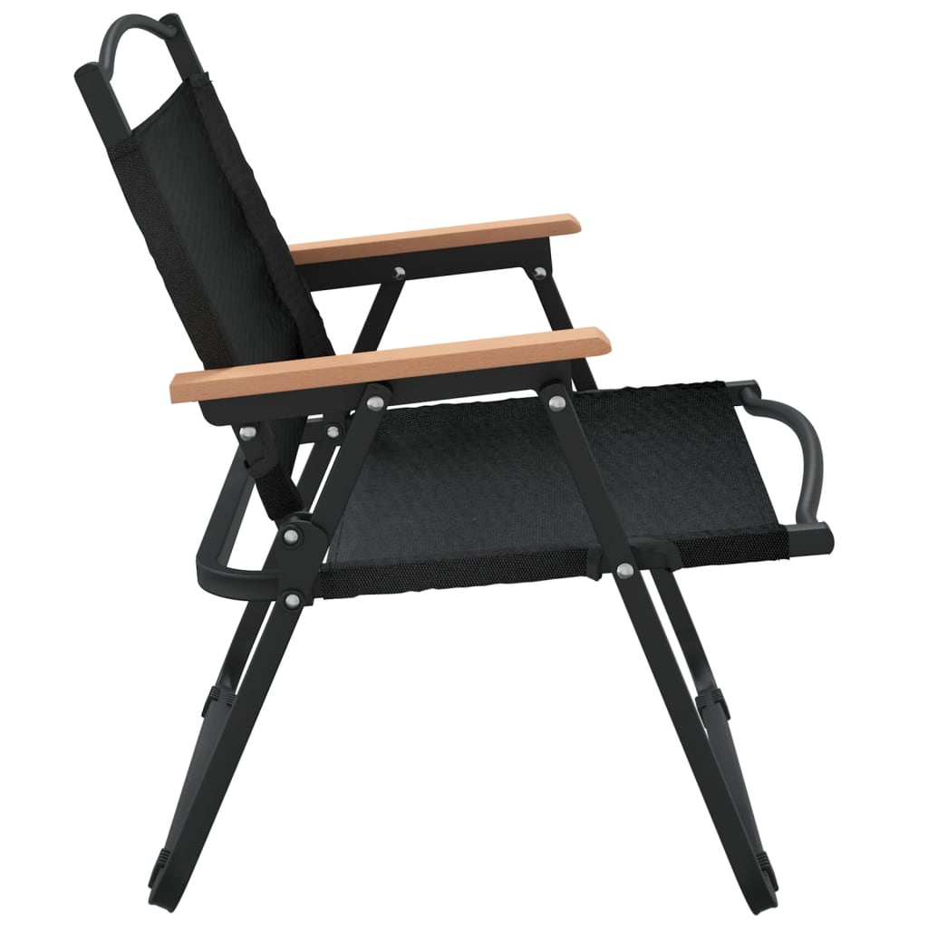 Campingstühle 2 Stk. Schwarz 54x43x59 cm Oxford-Gewebe - Pazzar.ch