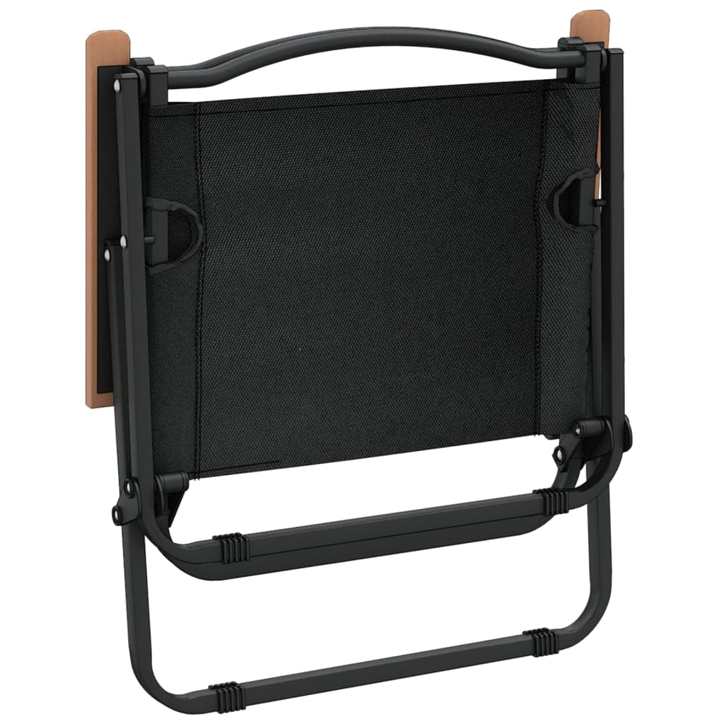 Campingstühle 2 Stk. Schwarz 54x43x59 cm Oxford-Gewebe - Pazzar.ch