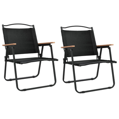 Campingstühle 2 Stk. Schwarz 54x55x78 cm Oxford-Gewebe - Pazzar.ch