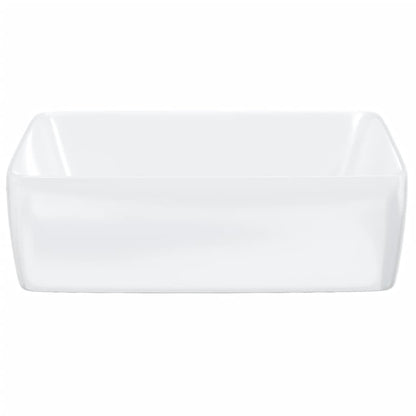 Waschbecken Weiß 48x37x13 cm Keramik Rechteckig - Pazzar.ch