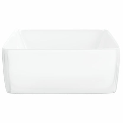 Waschbecken Weiß 48x37x13 cm Keramik Rechteckig - Pazzar.ch