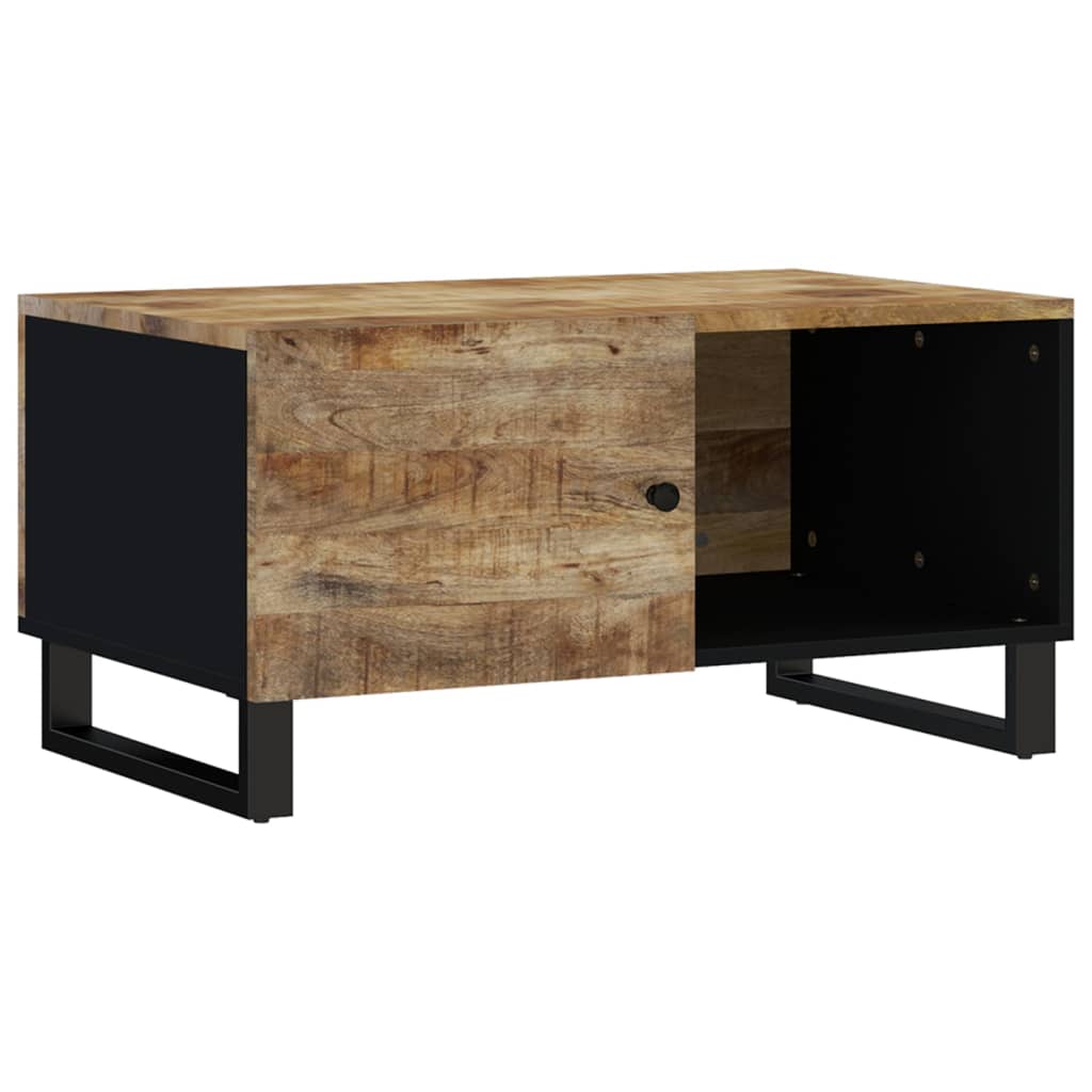 Couchtisch 80x50x40 cm Massivholz Mango & Holzwerkstoff - Pazzar.ch