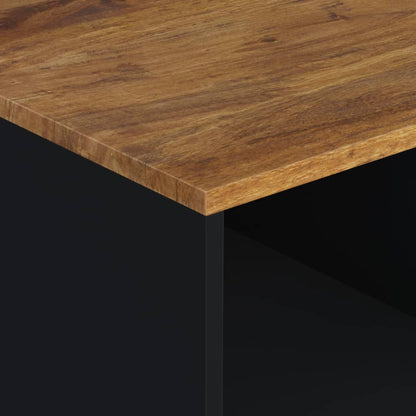 Couchtisch 80x50x40 cm Massivholz Mango & Holzwerkstoff - Pazzar.ch