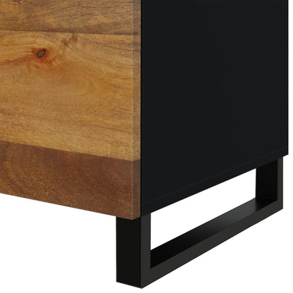 Couchtisch 80x50x40 cm Massivholz Mango & Holzwerkstoff - Pazzar.ch