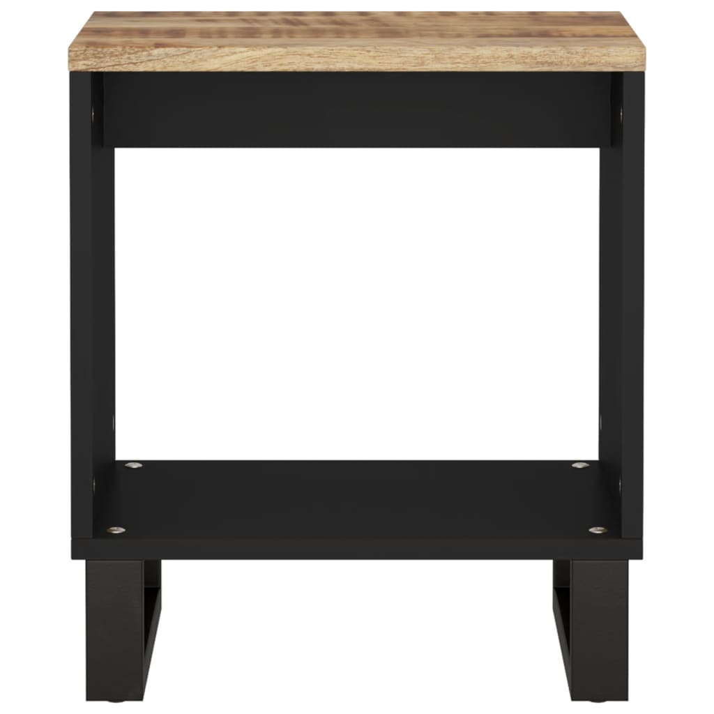 Couchtisch 40x31x46 cm Massivholz Mango & Holzwerkstoff - Pazzar.ch
