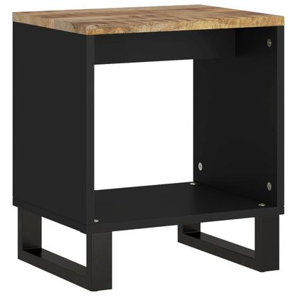 Couchtisch 40x31x46 cm Massivholz Mango & Holzwerkstoff - Pazzar.ch