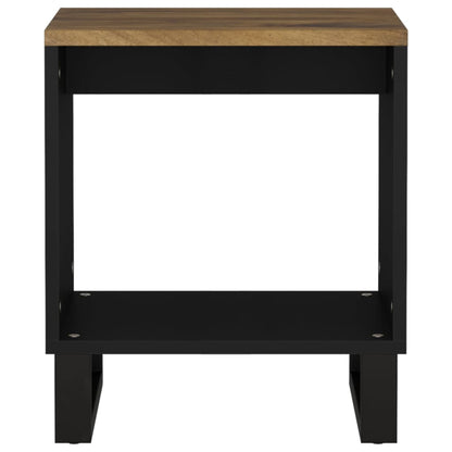 Couchtisch 40x31x46 cm Massivholz Mango & Holzwerkstoff - Pazzar.ch