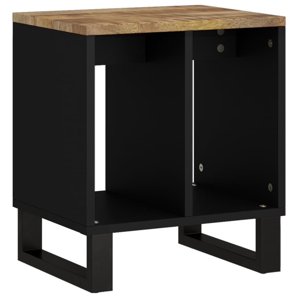 Beistelltisch 40x31x46 cm Massivholz Mango & Holzwerkstoff - Pazzar.ch