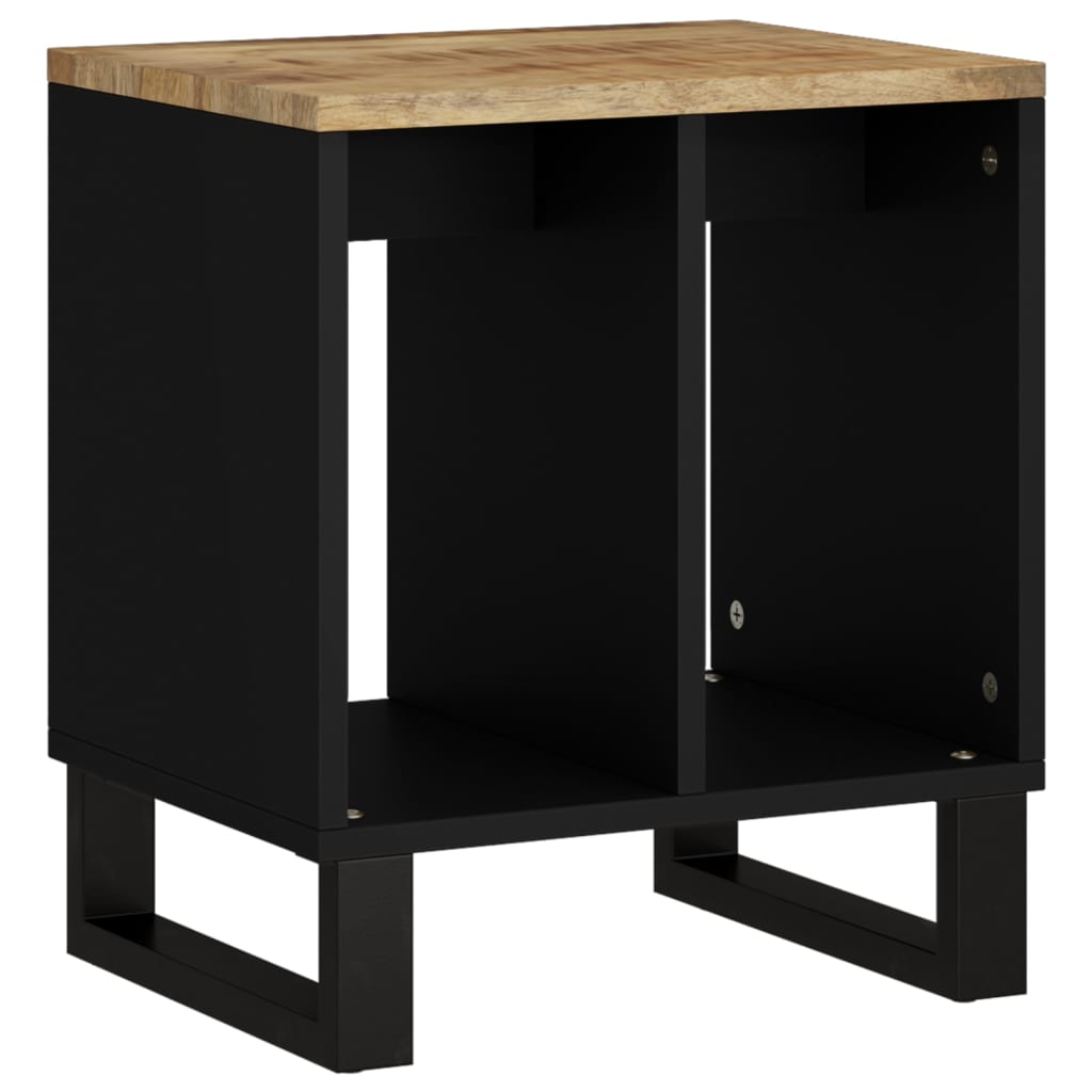 Beistelltisch 40x31x46 cm Massivholz Mango & Holzwerkstoff - Pazzar.ch