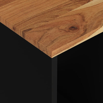 Beistelltisch 40x31x46 cm Massivholz Akazie & Holzwerkstoff - Pazzar.ch