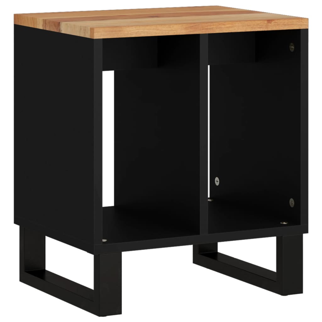 Beistelltisch 40x31x46 cm Massivholz Akazie & Holzwerkstoff - Pazzar.ch