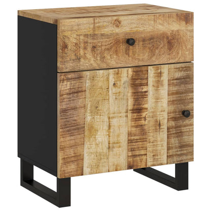 Nachttisch 50x33x60 cm Massivholz Mango & Holzwerkstoff - Pazzar.ch