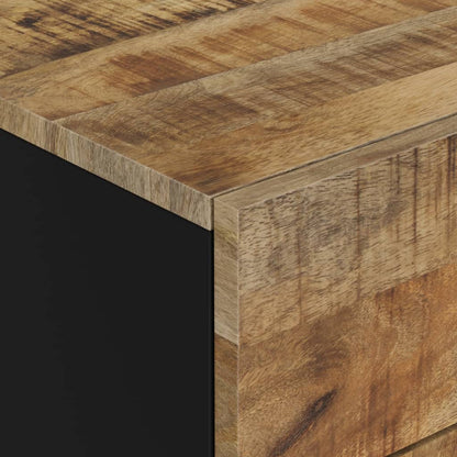 Nachttisch 50x33x60 cm Massivholz Mango & Holzwerkstoff - Pazzar.ch