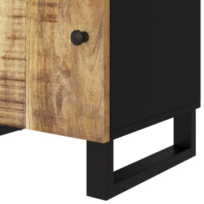 Nachttisch 50x33x60 cm Massivholz Mango & Holzwerkstoff - Pazzar.ch
